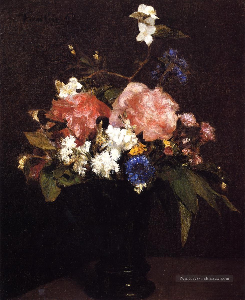 Fleurs7 peintre de fleurs Henri Fantin Latour Peintures à l'huile